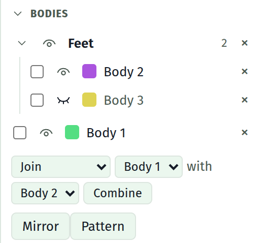 Bodies folded into a group